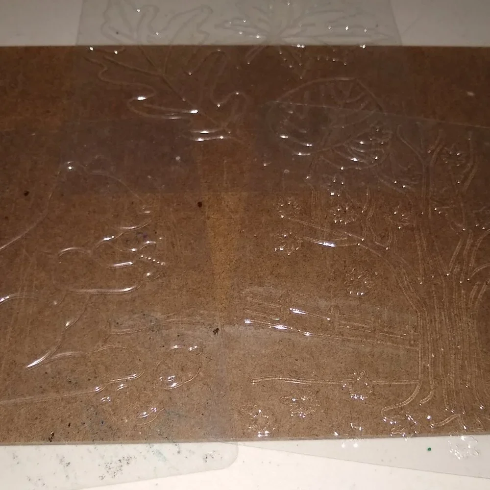 Rubbing Trace Plates Coloring  7